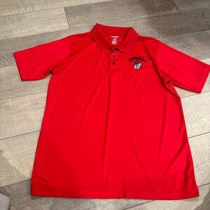 PRO EDGE MENS RED GEORGIA BULLDOG GOLF POLO SHIRT DRI FIT LARGE